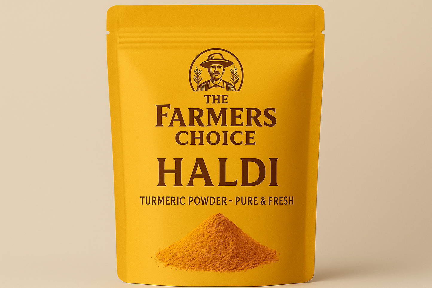 The Farmers Choice Turmeric Powder Haldi Package