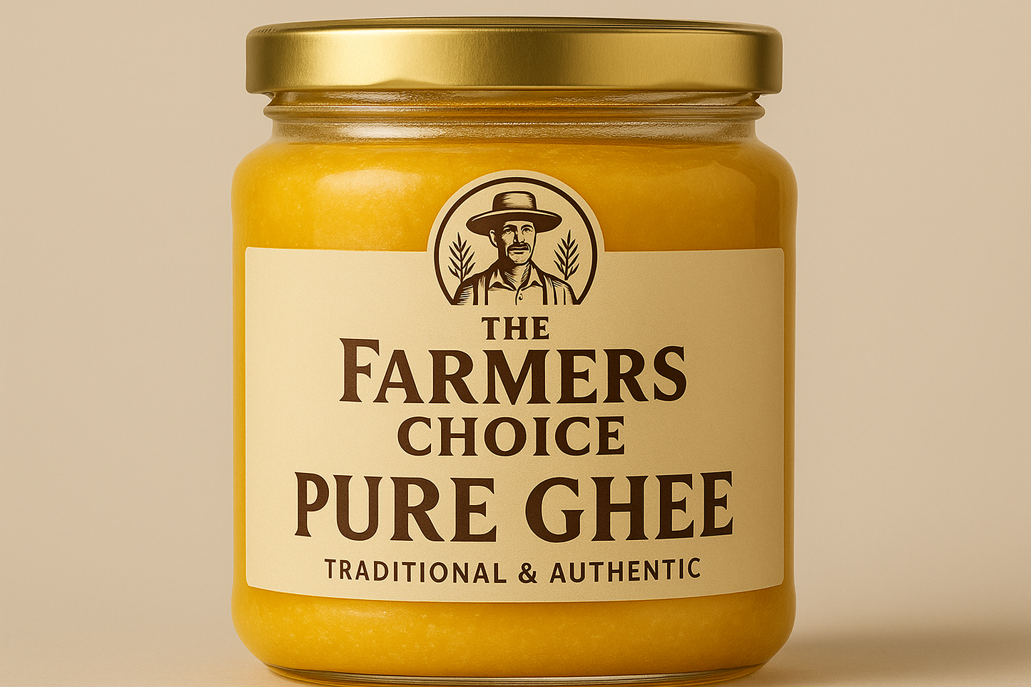 Premium Ghee in Glass Container