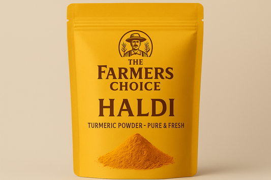 The Farmers Choice Turmeric Powder Haldi Package