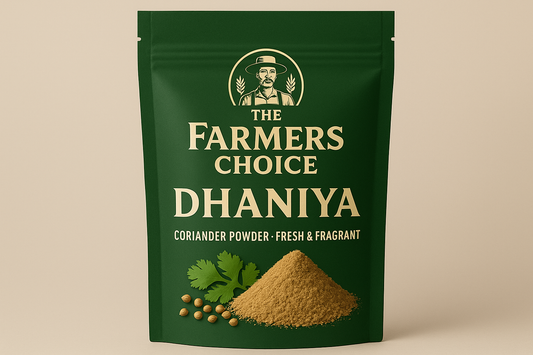 The Farmers Choice Coriander Powder Dhaniya Package