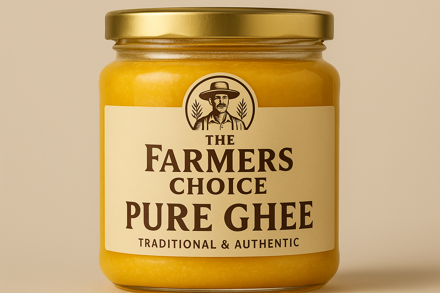 Premium Ghee in Glass Container